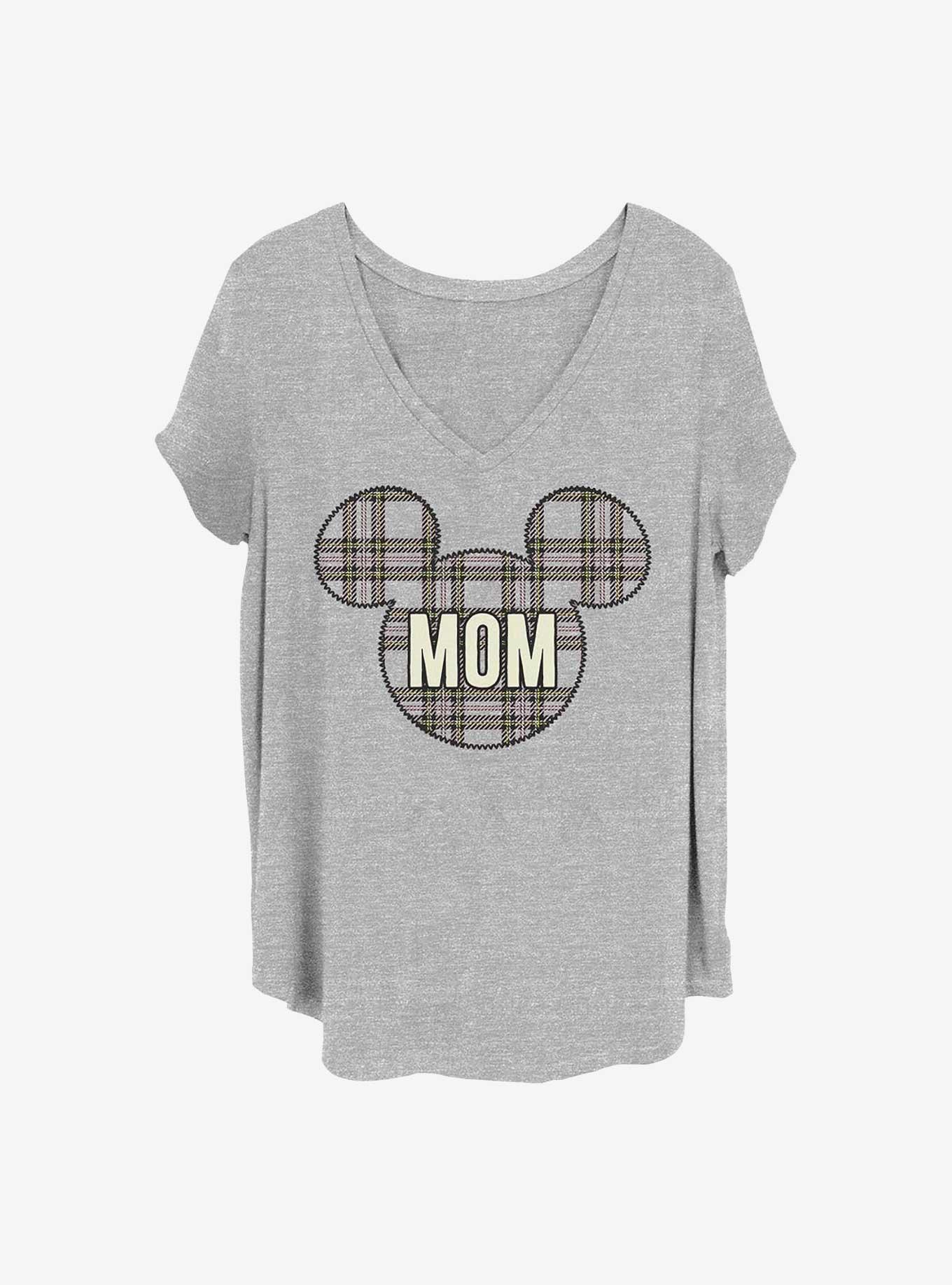 Disney Mickey Mouse Mom Holiday Patch Girls T-Shirt Plus