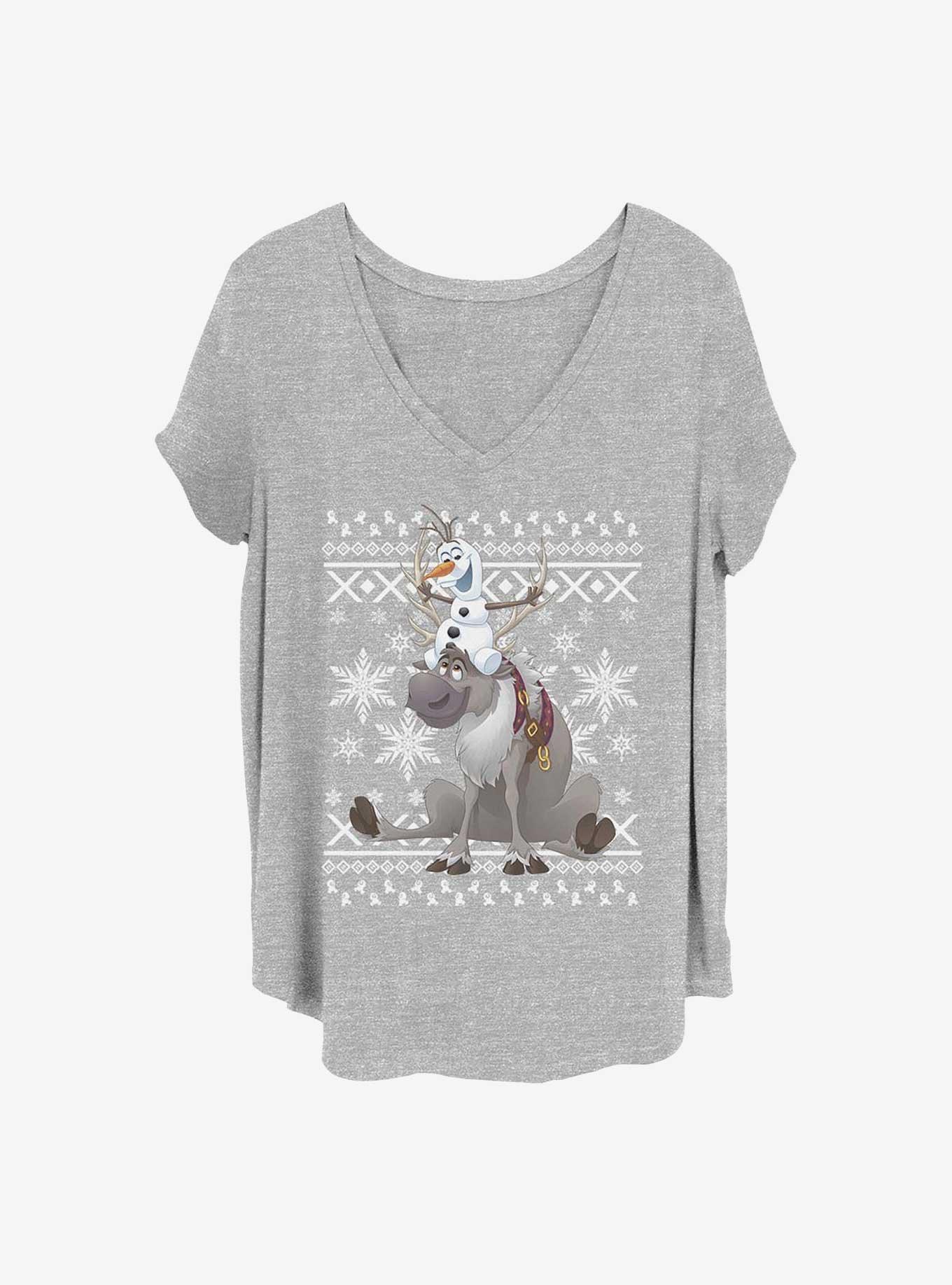 Disney Frozen Sven And Olaf Friends Girls T-Shirt Plus Size, , hi-res