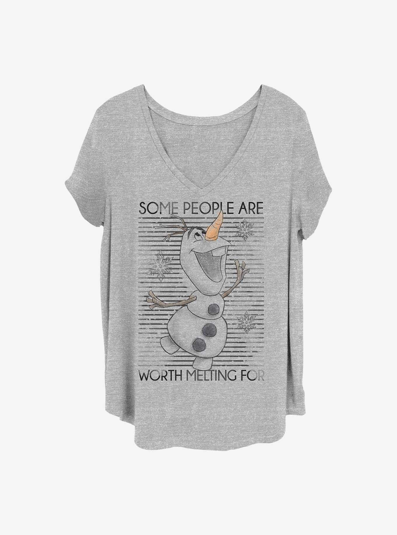 Disney Frozen Worth The Melt Girls T-Shirt Plus Size, , hi-res