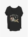 Disney Mickey Mouse And Minnie Mouse Holiday Oh What Fun Girls T-Shirt Plus Size, BLACK, hi-res