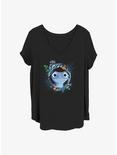 Disney Frozen 2 Watercolor Salamander Girls T-Shirt Plus Size, BLACK, hi-res