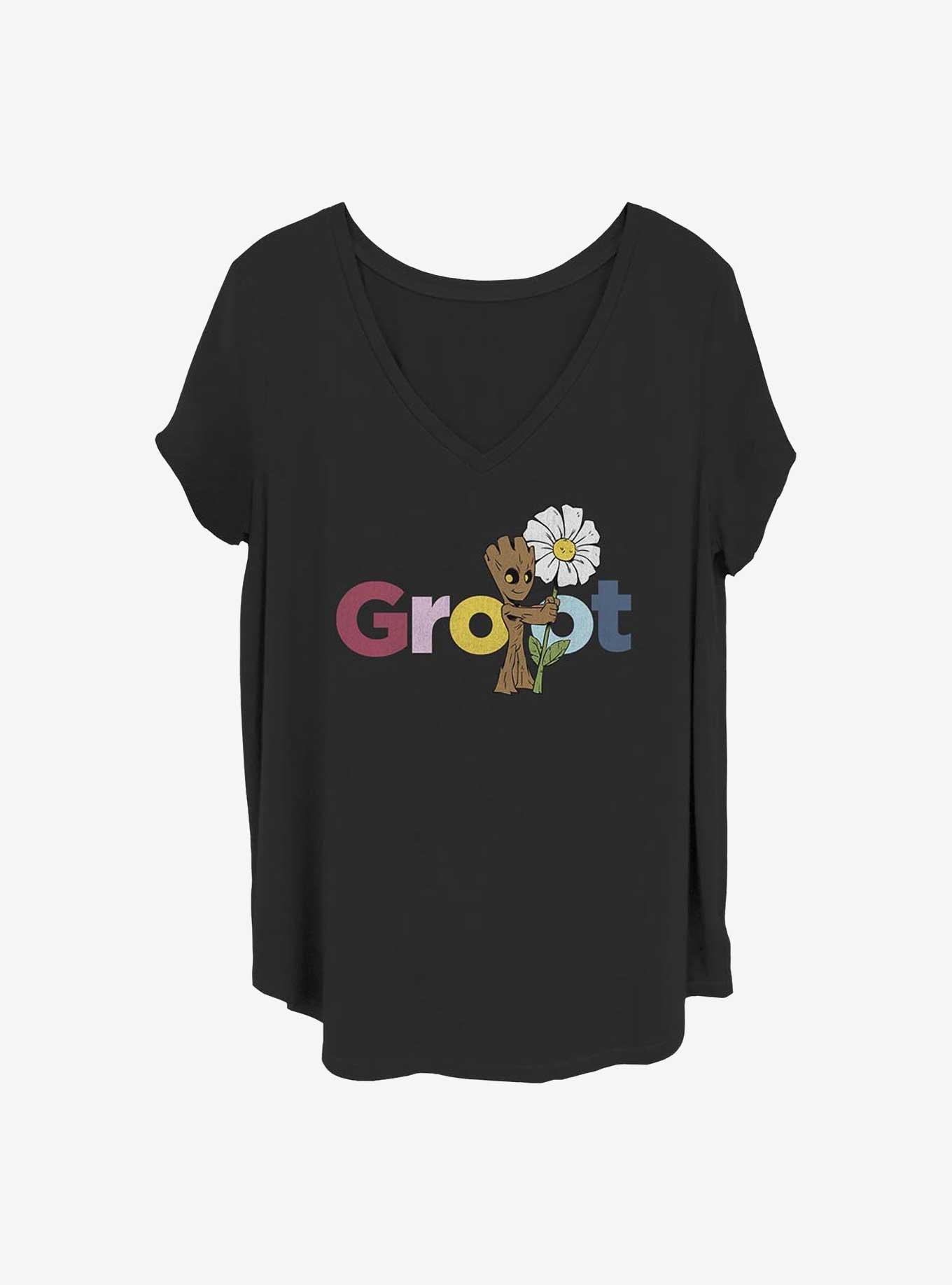 Marvel Guardians of the Galaxy Groot Girls T-Shirt Plus Size