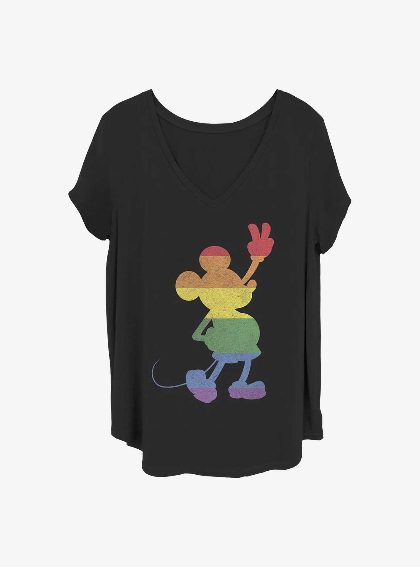Disney Mickey Mouse Pride Mickey Girls T-Shirt Plus Size, , hi-res