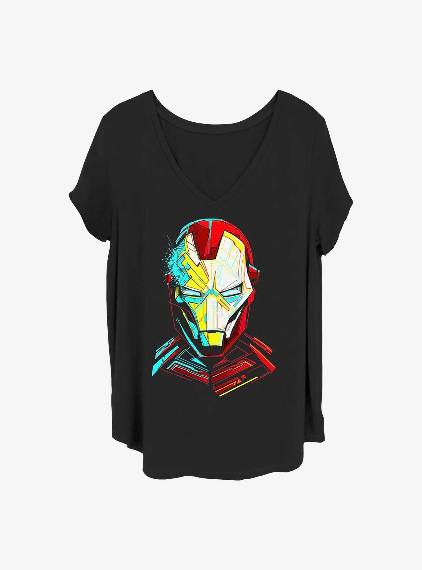 Marvel Iron Man Pieced Girls T-Shirt Plus Size, , hi-res