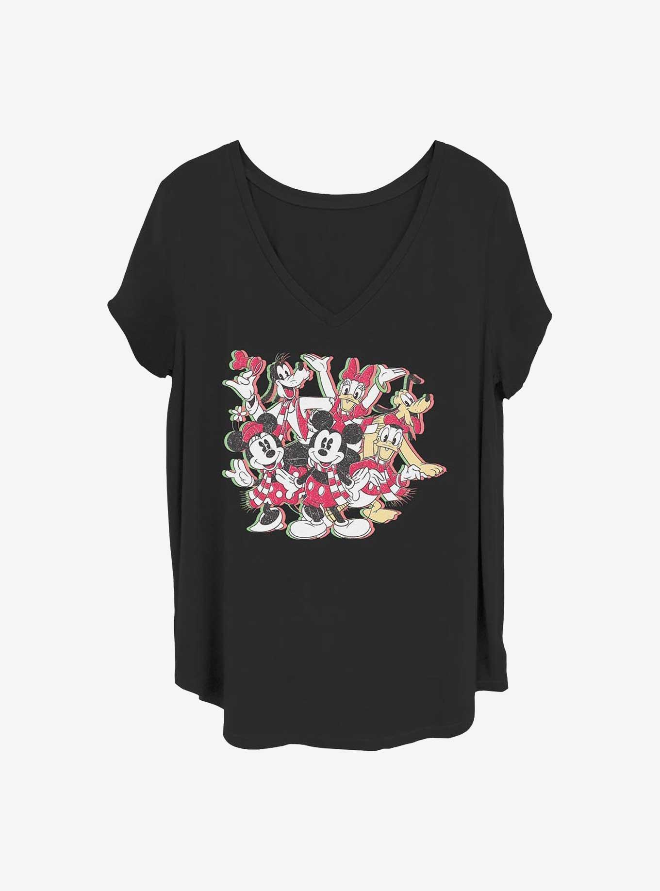 Disney Mickey Mouse Sensational Holiday Girls T-Shirt Plus Size