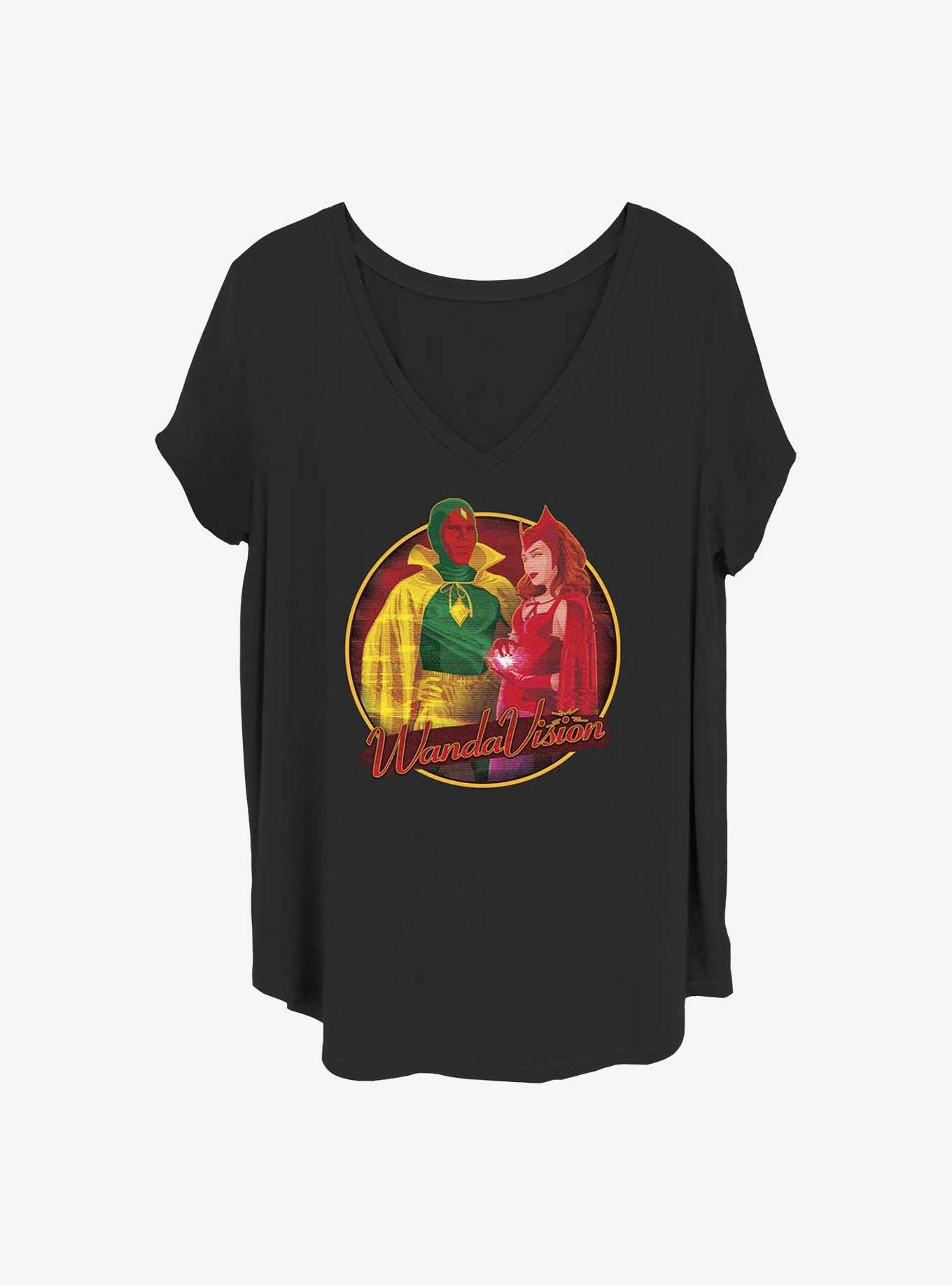Marvel WandaVision In Costume Girls T-Shirt Plus Size, BLACK, hi-res