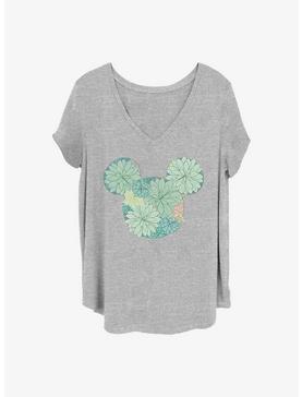 Disney Mickey Mouse Succulents Girls T-Shirt Plus Size, HEATHER GR, hi-res