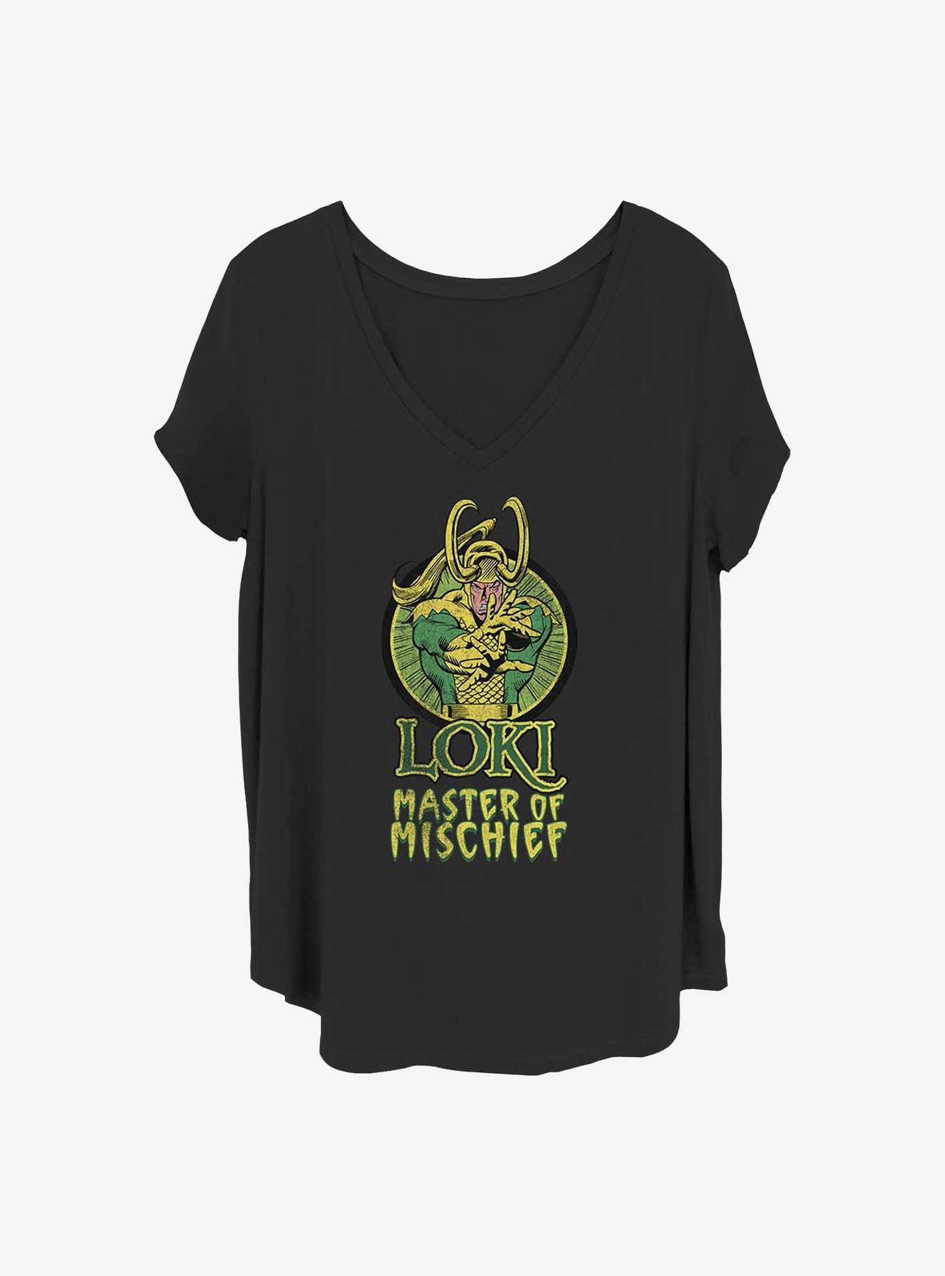 Marvel Loki Master Of Mischief Girls T-Shirt Plus Size, , hi-res