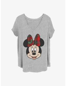 Disney Minnie Mouse Big Minnie Holiday Girls T-Shirt Plus Size, , hi-res