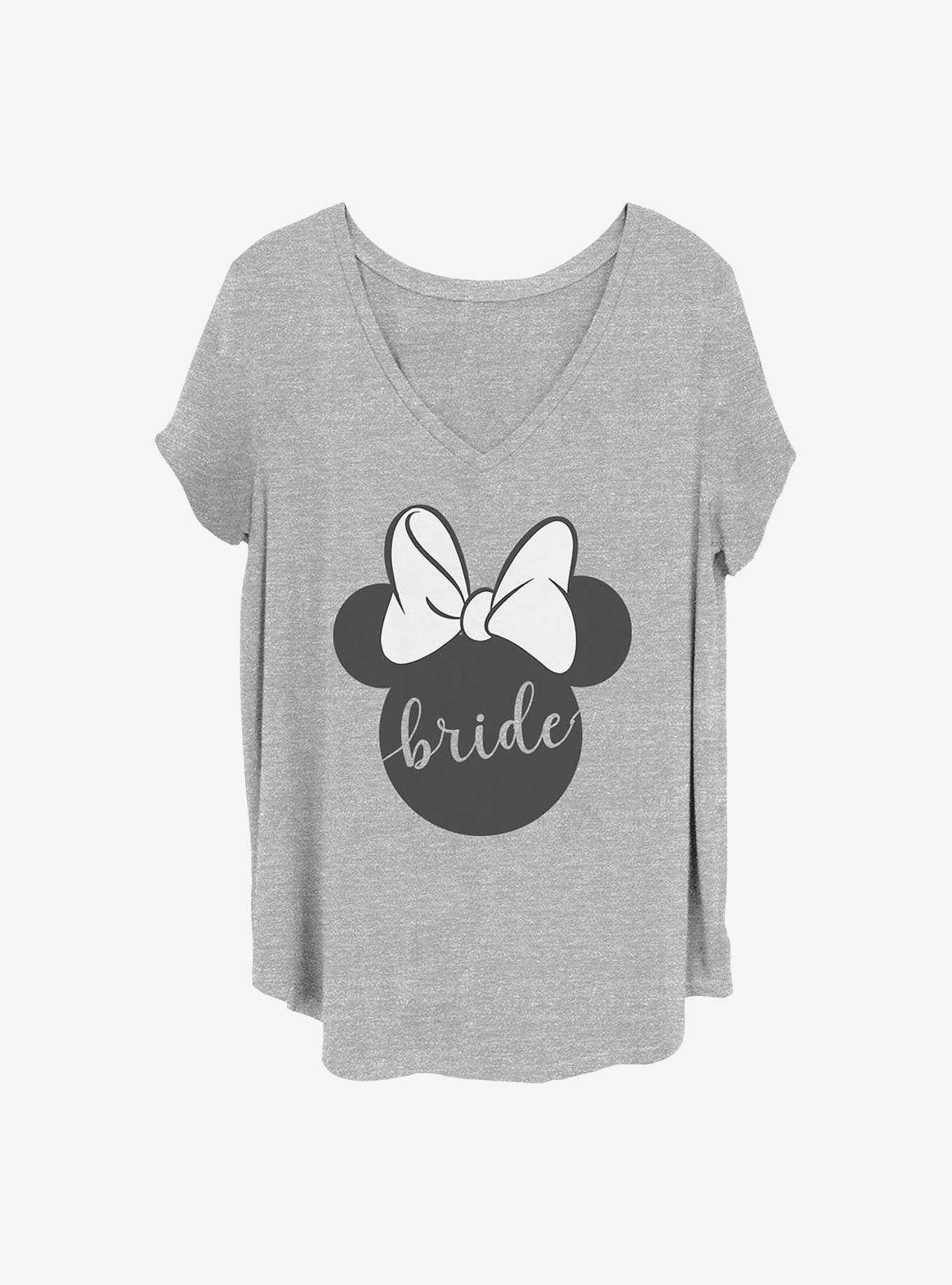 Disney Minnie Mouse Bow Bride Girls T-Shirt Plus Size, , hi-res
