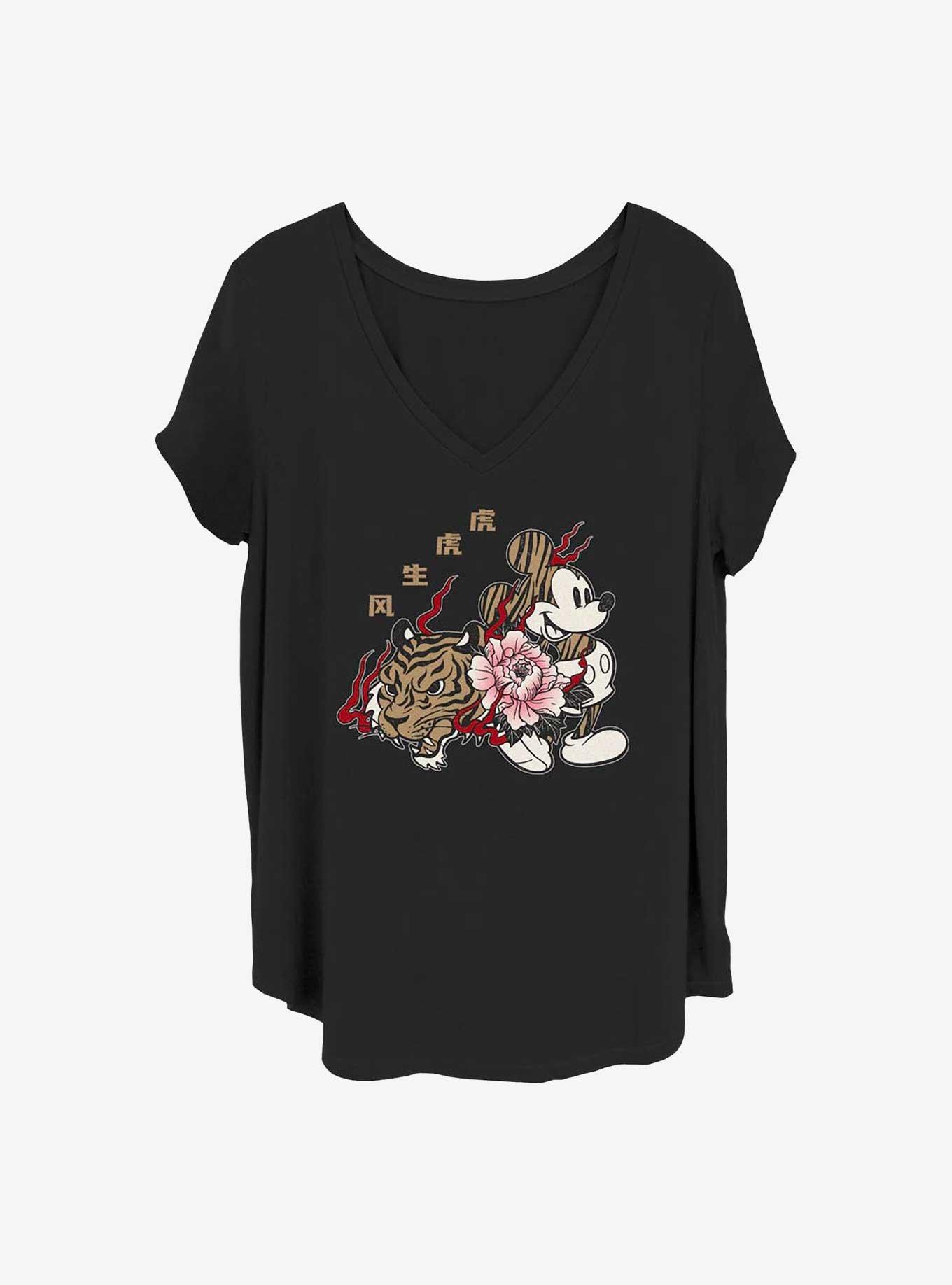 Disney Mickey Mouse New Year Mickey Girls T-Shirt Plus Size
