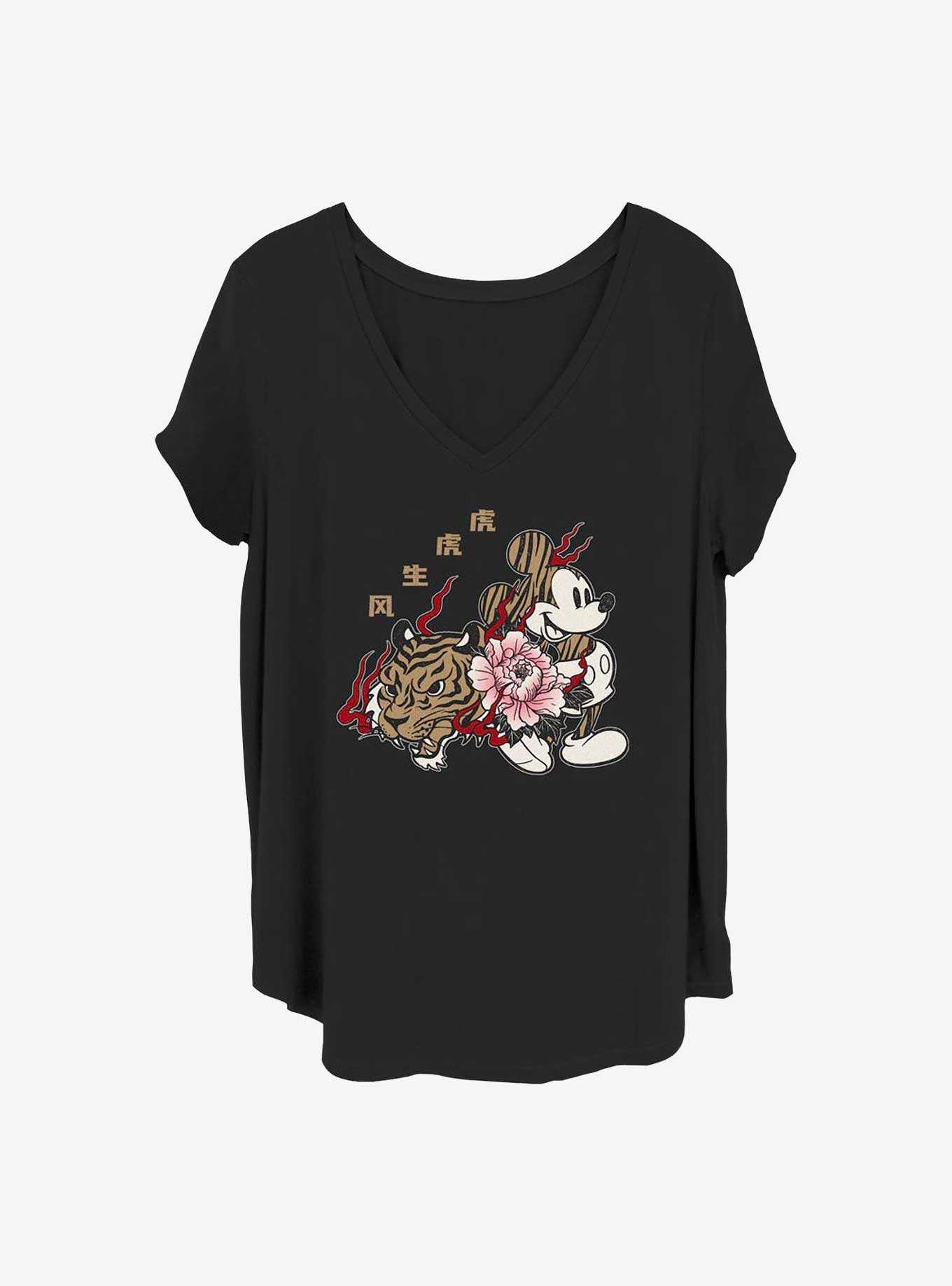 Disney Mickey Mouse New Year Mickey Girls T-Shirt Plus Size, , hi-res