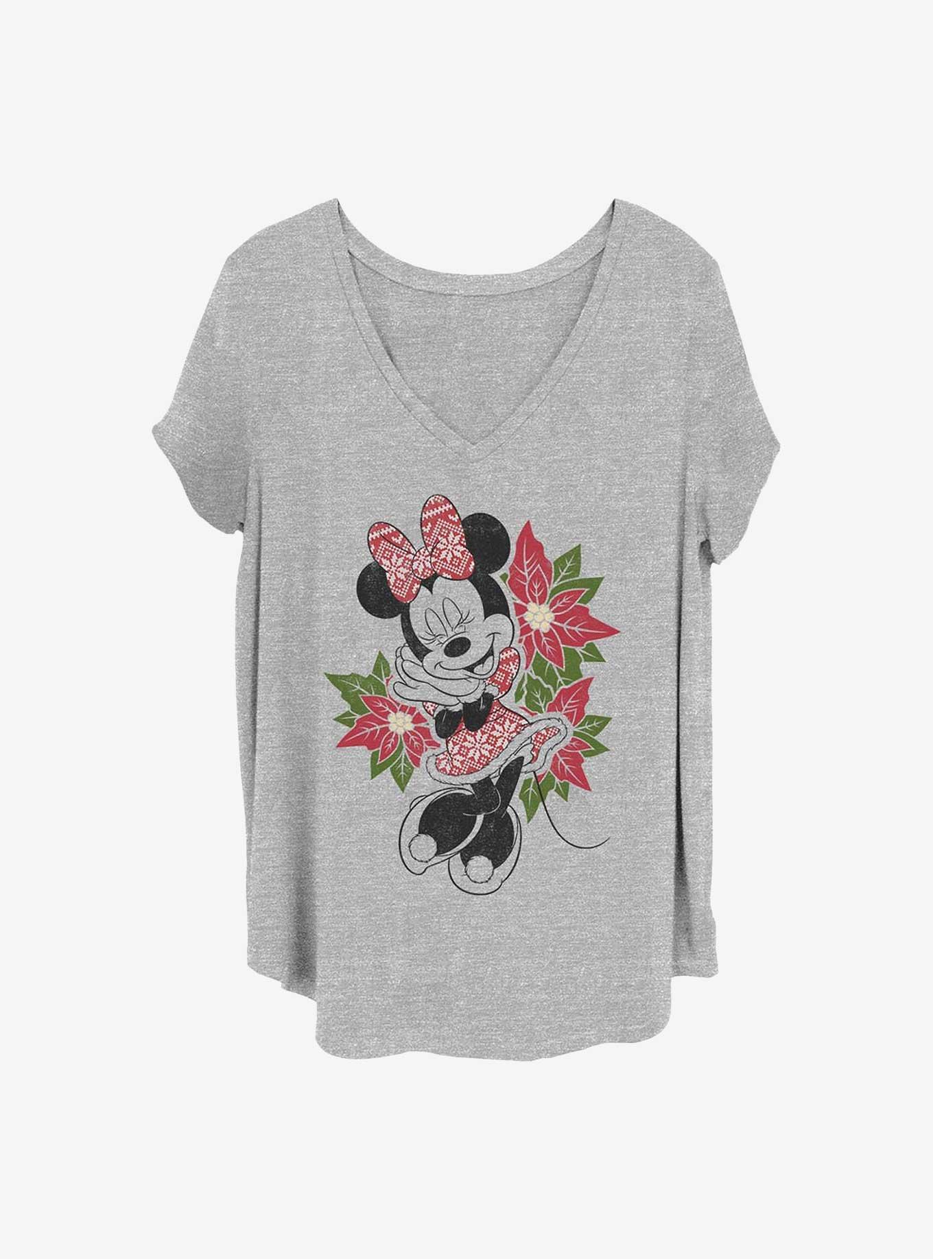 Disney Minnie Mouse Christmas Minnie Girls T-Shirt Plus Size