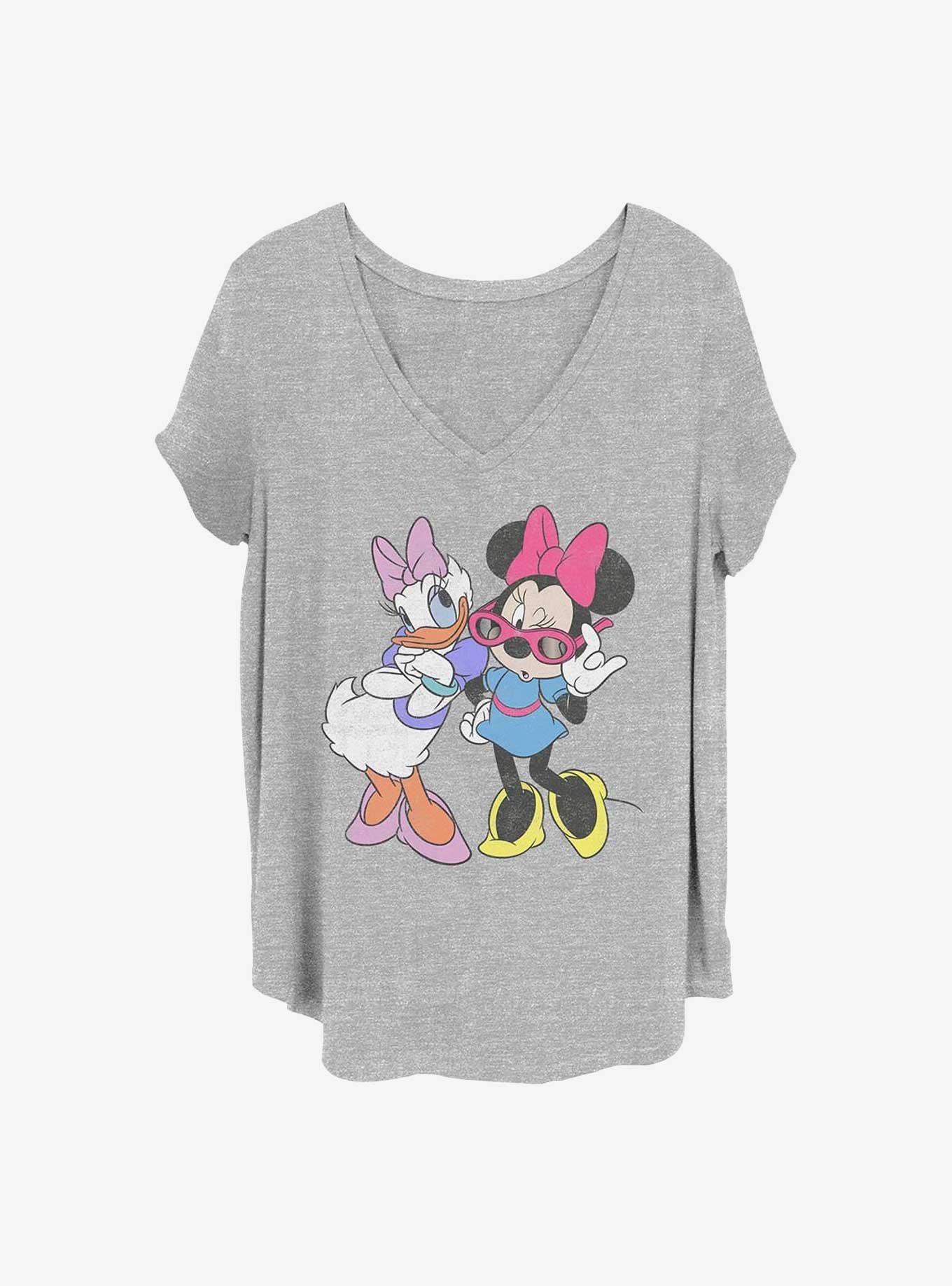 Disney Minnie Mouse & Daisy Duck Just Gals Girls T-Shirt Plus Size, HEATHER GR, hi-res