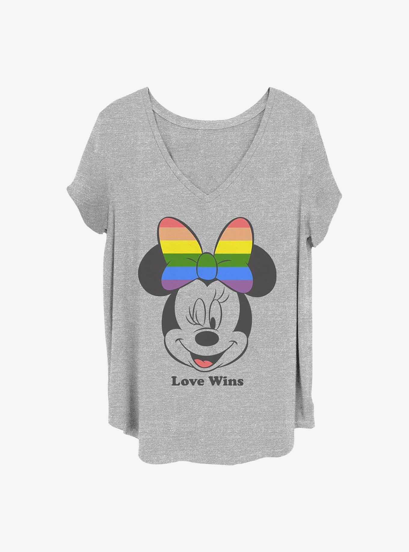 Disney Minnie Mouse Love Wins Girls T-Shirt Plus Size