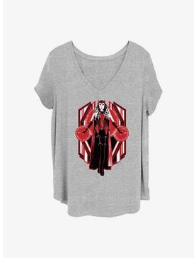 Marvel WandaVision Scarlet Witch Girls T-Shirt Plus Size, HEATHER GR, hi-res