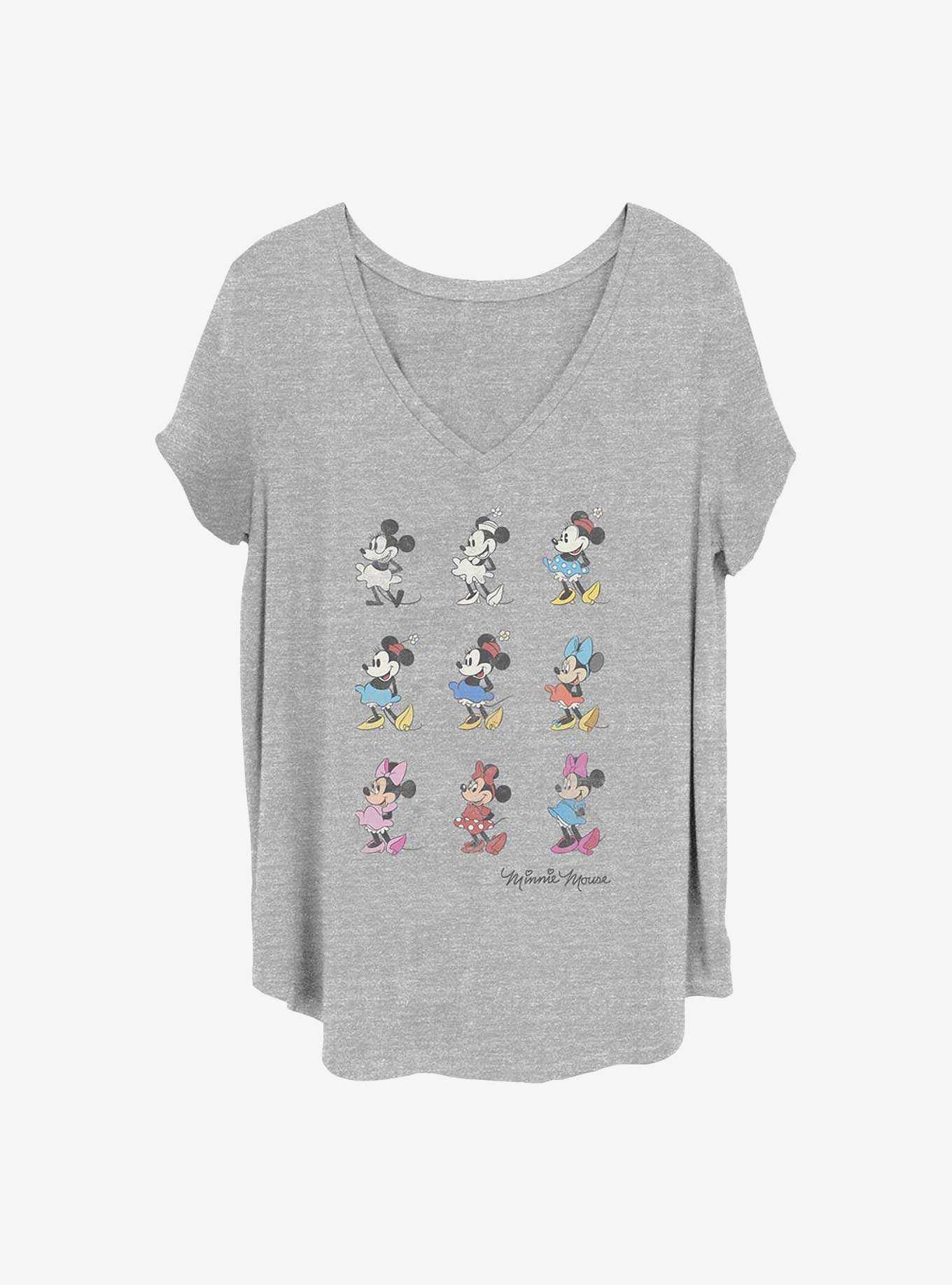 Disney Minnie Mouse Minnie Evolution Girls T-Shirt Plus Size, , hi-res