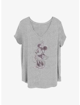 Disney Minnie Mouse Minnie Sketch Girls T-Shirt Plus Size, , hi-res