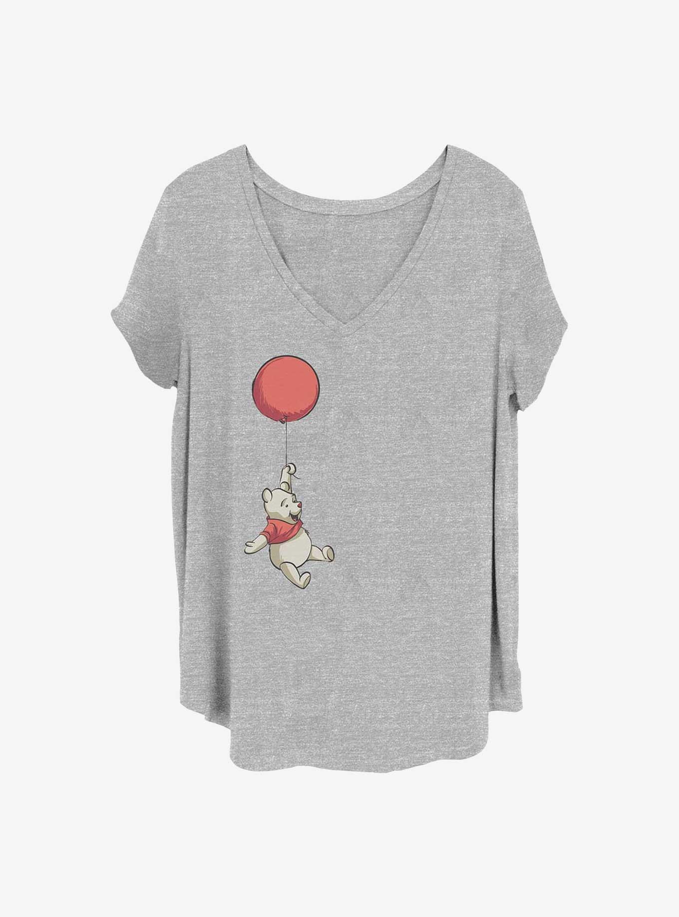 Disney Winnie The Pooh Balloon Winnie Girls T-Shirt Plus Size