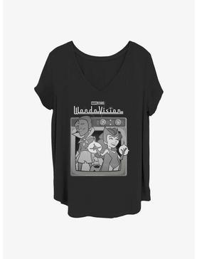Marvel WandaVision Vintage Tv Girls T-Shirt Plus Size, , hi-res