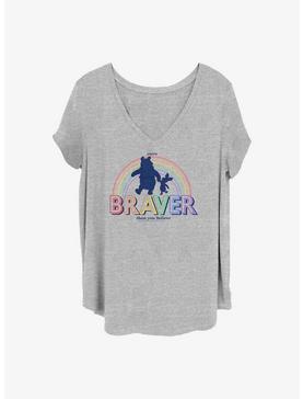 Disney Winnie The Pooh Brave Bear Girls T-Shirt Plus Size, , hi-res