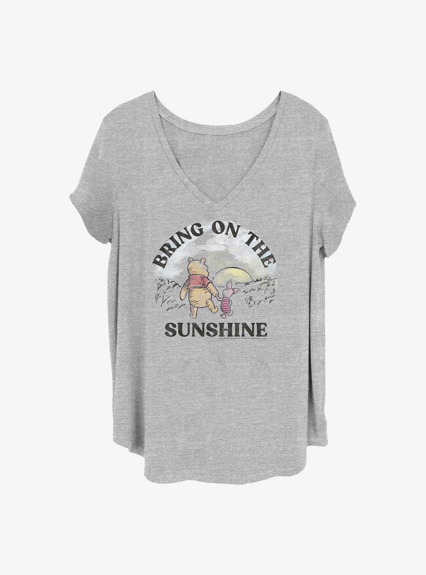 Disney Winnie The Pooh Bring On Sunshine Girls T-Shirt Plus