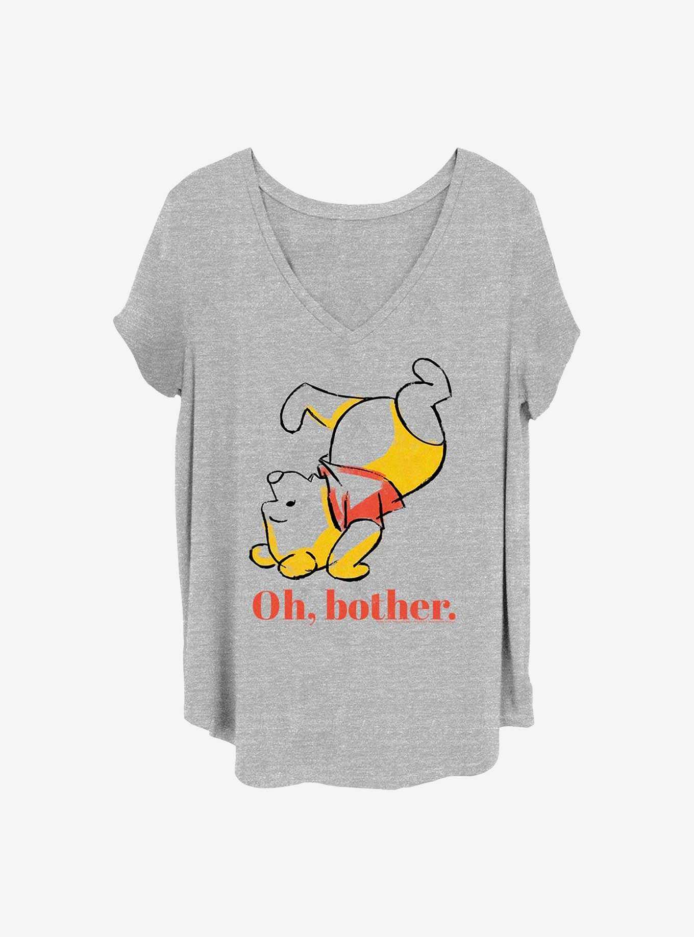 Disney Winnie The Pooh Oh Bother Bear Girls T-Shirt Plus Size, , hi-res