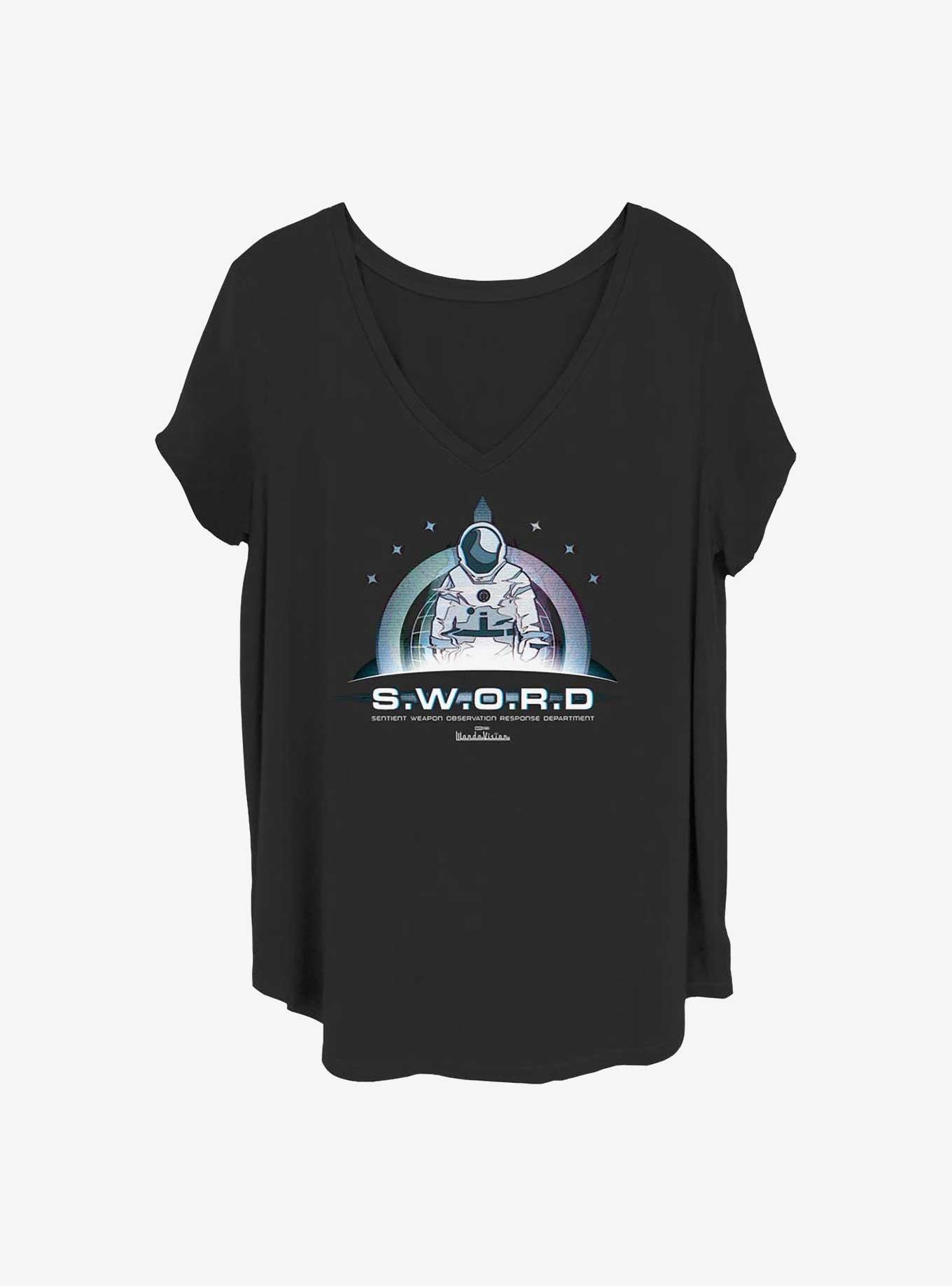 Marvel WandaVision What Is Real Girls T-Shirt Plus Size, BLACK, hi-res
