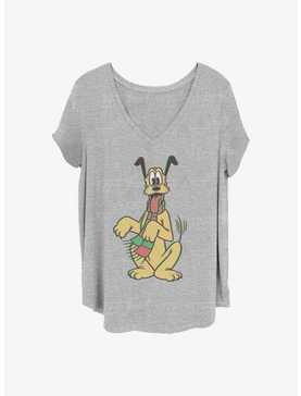 Disney Pluto Holiday Colors Girls T-Shirt Plus Size, , hi-res