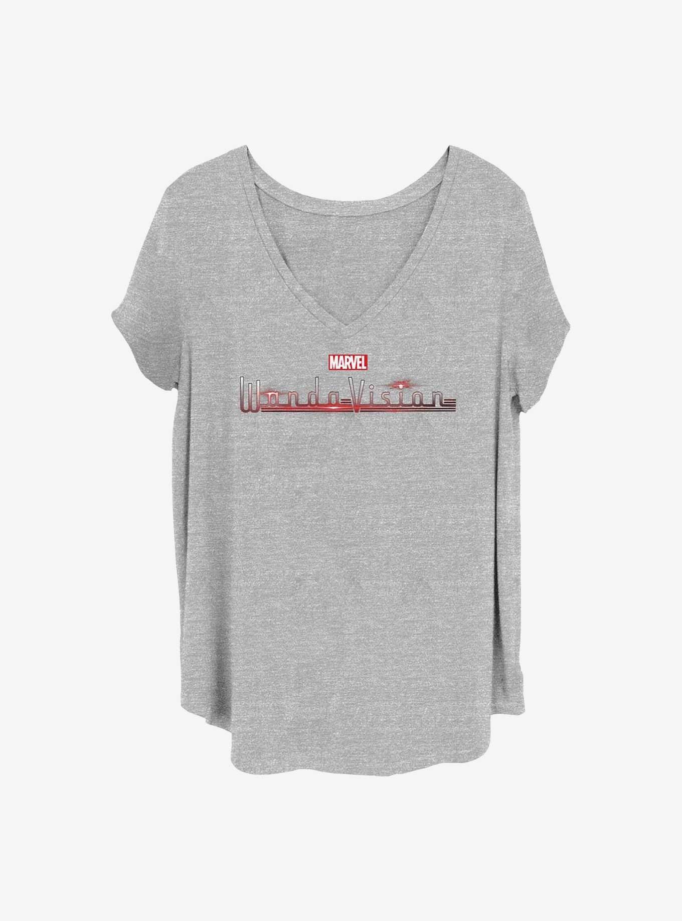 Marvel WandaVision Logo Girls T-Shirt Plus Size