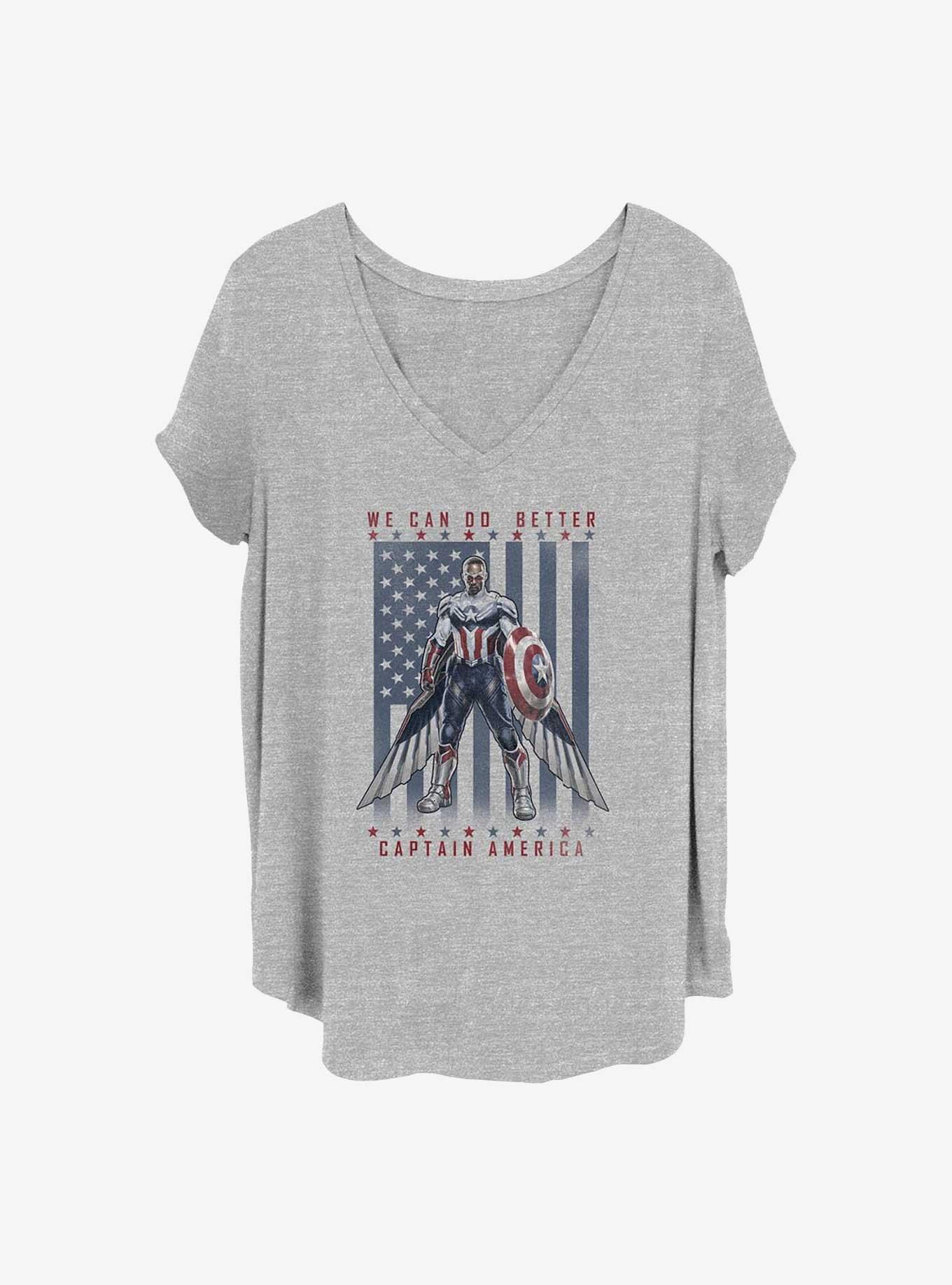 Marvel The Falcon and the Winter Soldier Do Better Girls T-Shirt Plus Size, , hi-res