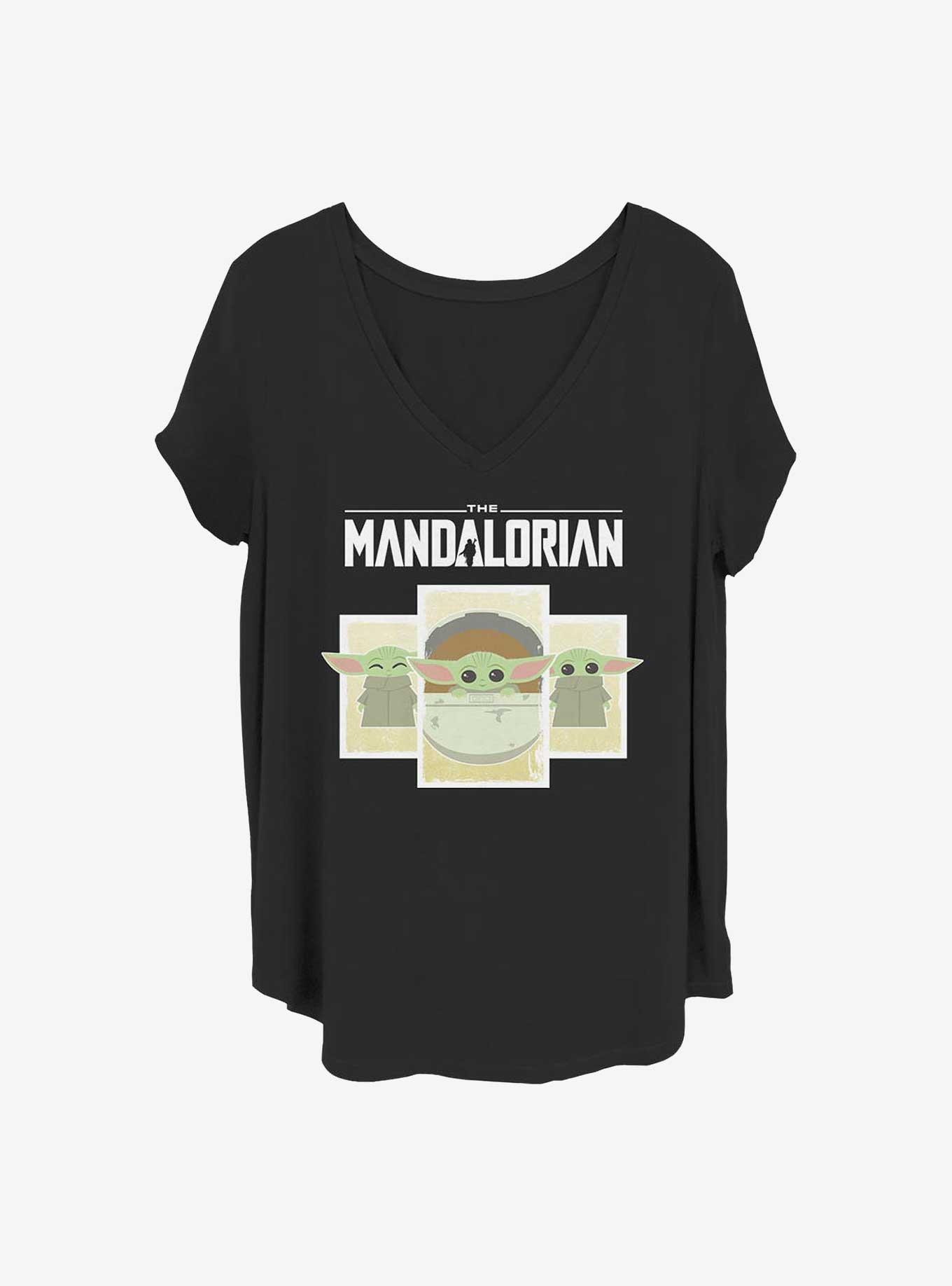 Star Wars The Mandalorian Child Boxes Girls T-Shirt Plus Size
