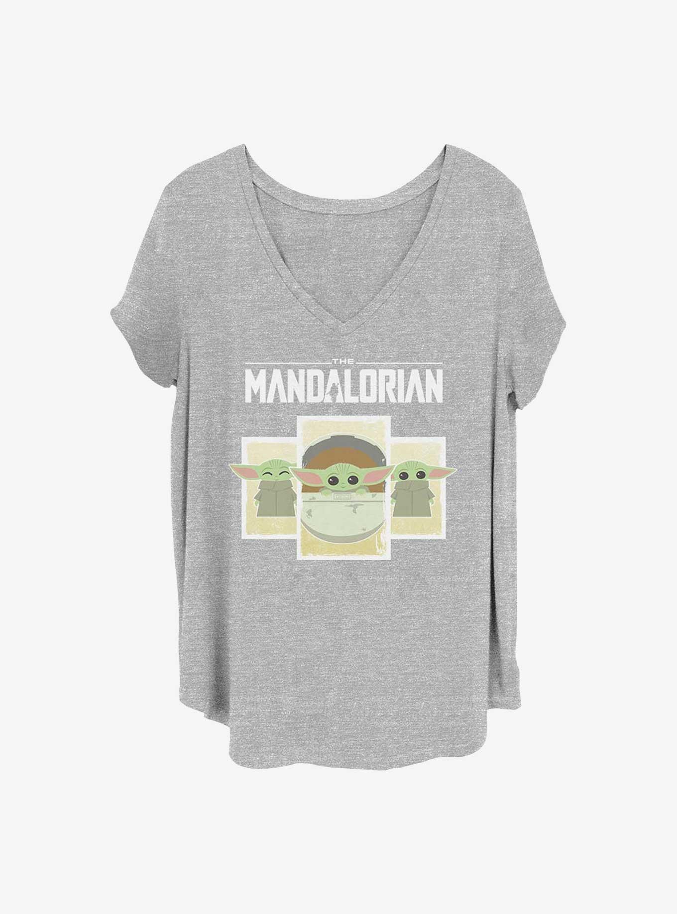 Star Wars The Mandalorian Child Boxes Girls T-Shirt Plus Size