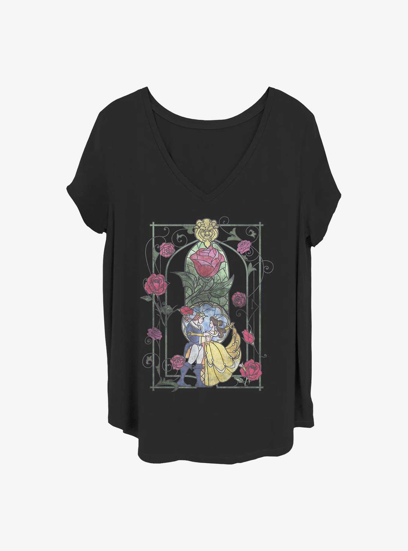 Disney Beauty and the Beast Beauty Dance Girls T-Shirt Plus Size