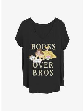 Disney Beauty and the Beast Books Before Bros Girls T-Shirt Plus Size, , hi-res