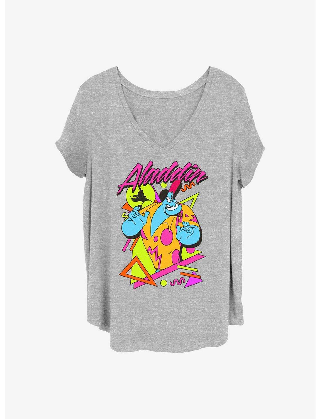 Disney Aladdin Vacay Genie Girls T-Shirt Plus Size, HEATHER GR, hi-res