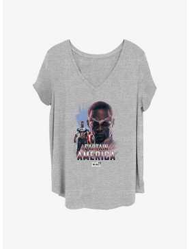 Marvel The Falcon and the Winter Soldier Sam Captain America Girls T-Shirt Plus Size, , hi-res