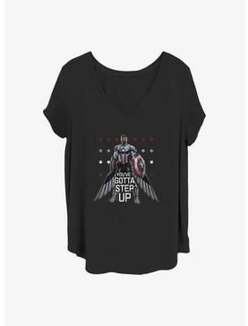 Marvel The Falcon and the Winter Soldier Step Up Girls T-Shirt Plus Size, , hi-res