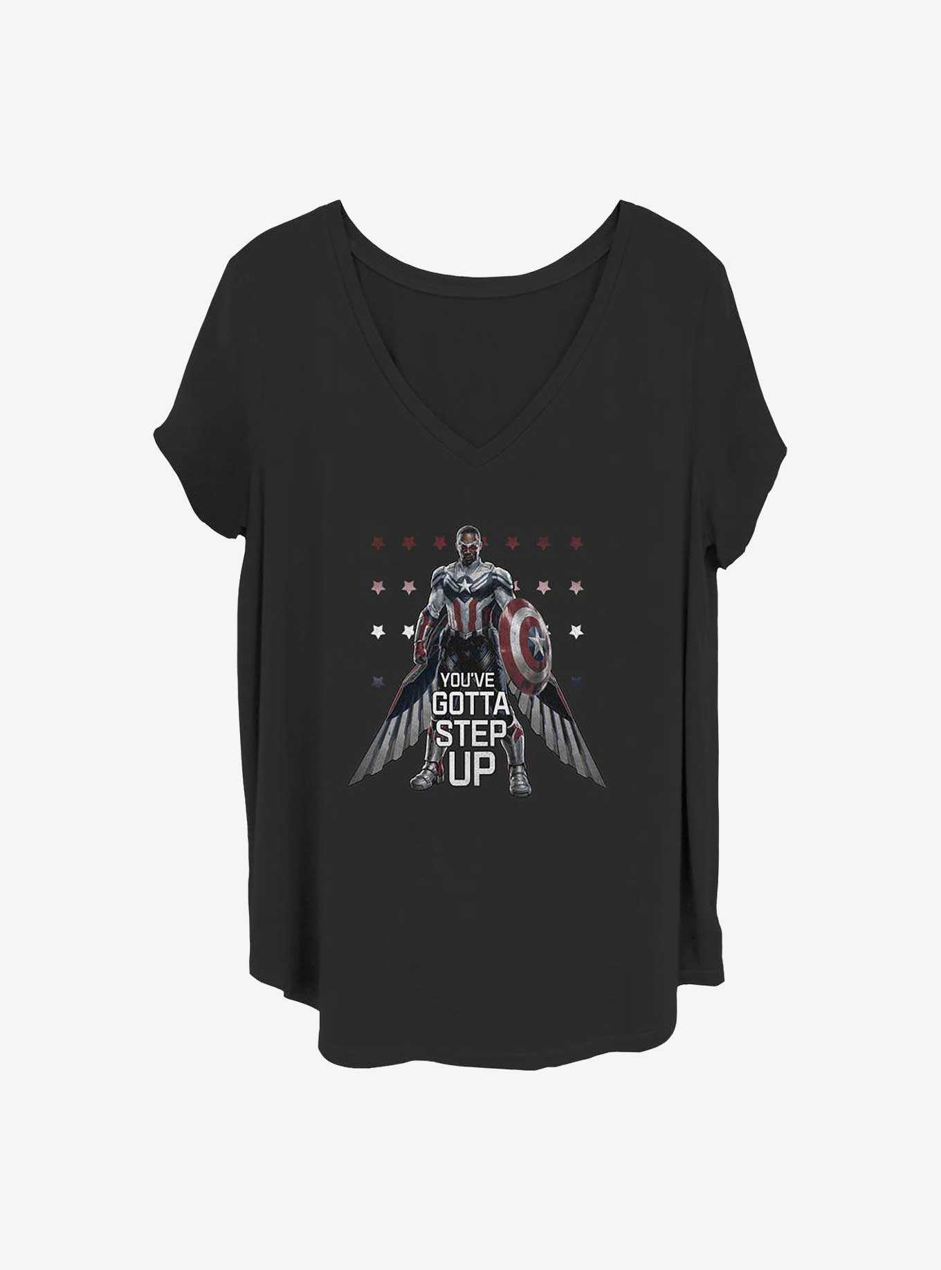 Marvel The Falcon and the Winter Soldier Step Up Girls T-Shirt Plus Size, , hi-res