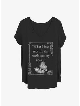 Disney Beauty and the Beast Book Love Girls T-Shirt Plus Size, , hi-res