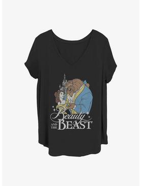 Disney Beauty and the Beast Classic Poster Girls T-Shirt Plus Size, , hi-res