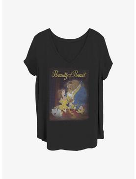 Disney Beauty and the Beast Classic Poster Girls T-Shirt Plus Size, , hi-res