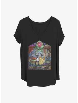 Disney Beauty and the Beast Glass Beauty Girls T-Shirt Plus Size, , hi-res