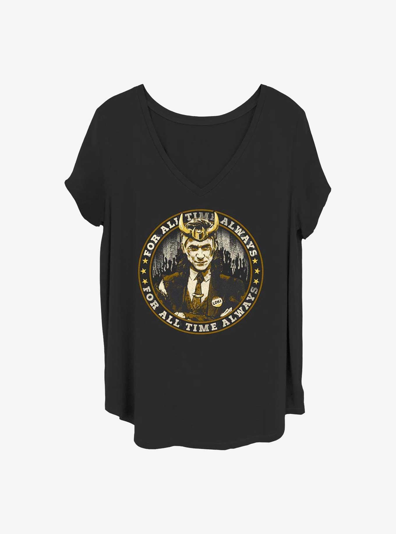 Marvel Loki Campaign Trail Girls T-Shirt Plus Size
