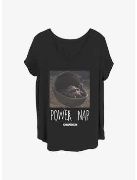 Star Wars The Mandalorian Power Nap Girls T-Shirt Plus Size, , hi-res