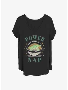 Star Wars The Mandalorian Power Nap Girls T-Shirt Plus Size, , hi-res