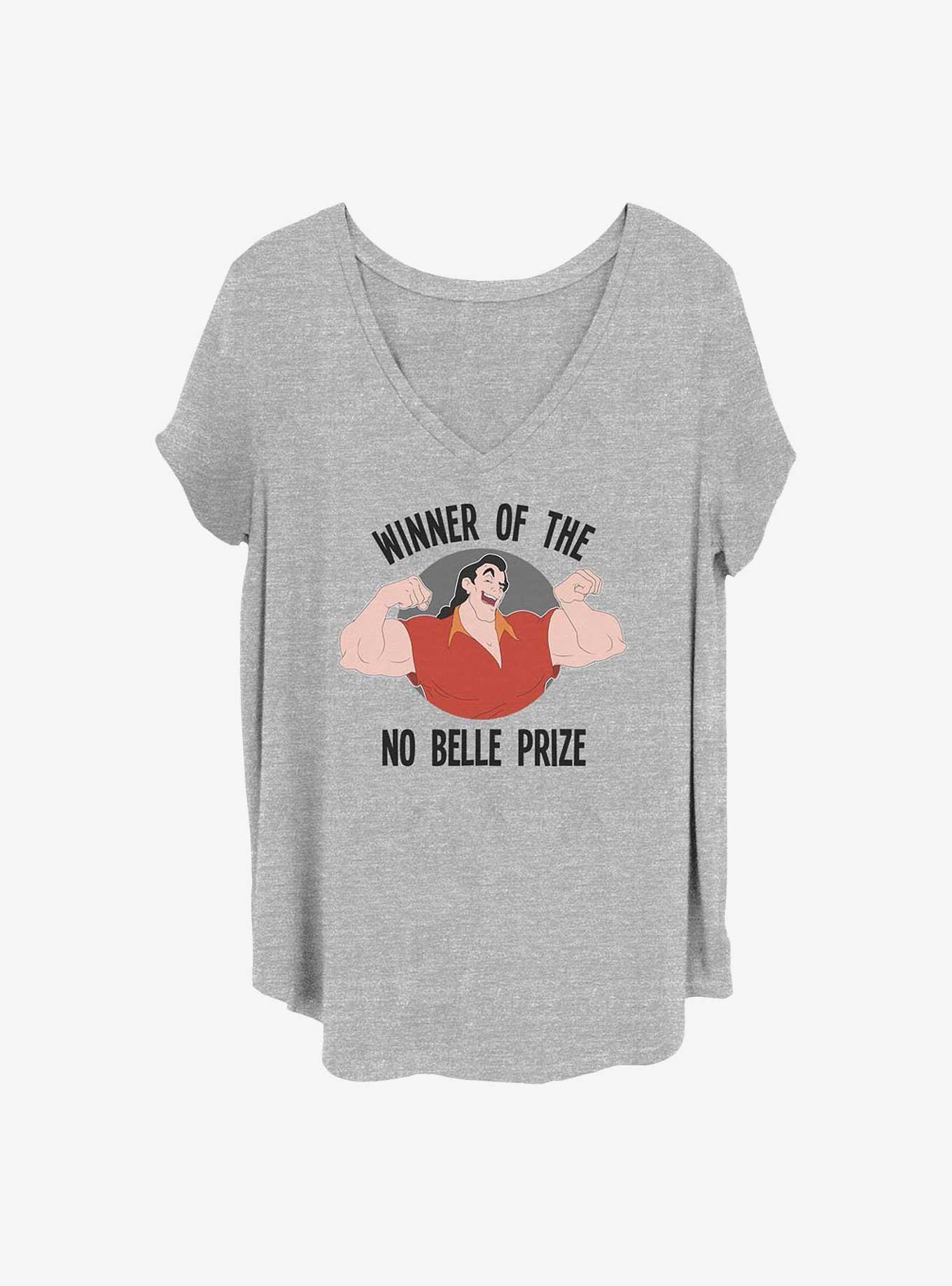 Disney Beauty and the Beast No Belle Prize Girls T-Shirt Plus Size, HEATHER GR, hi-res