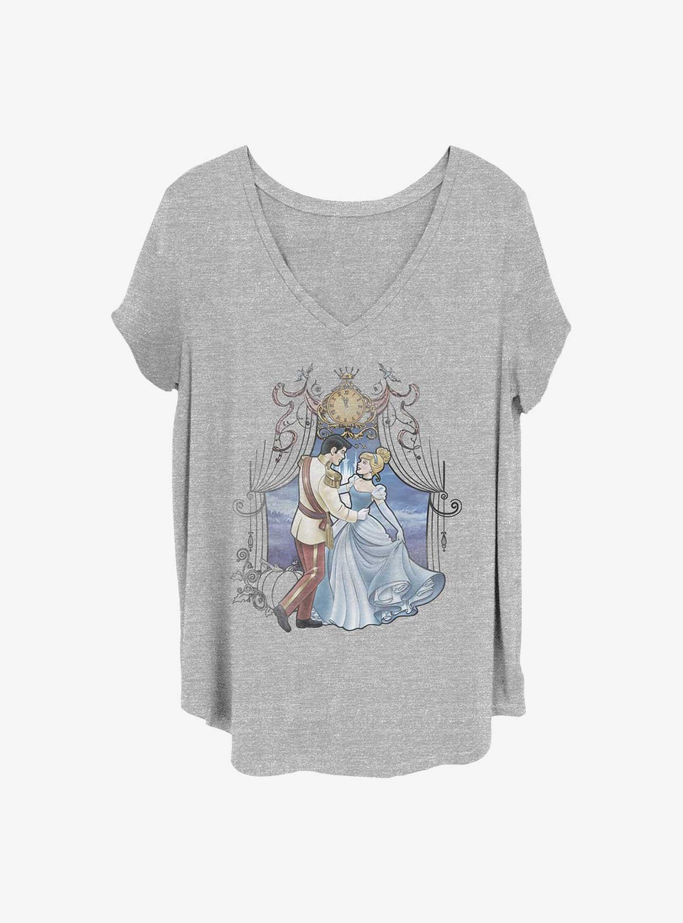 Disney Cinderella Love Girls T-Shirt Plus Size, HEATHER GR, hi-res