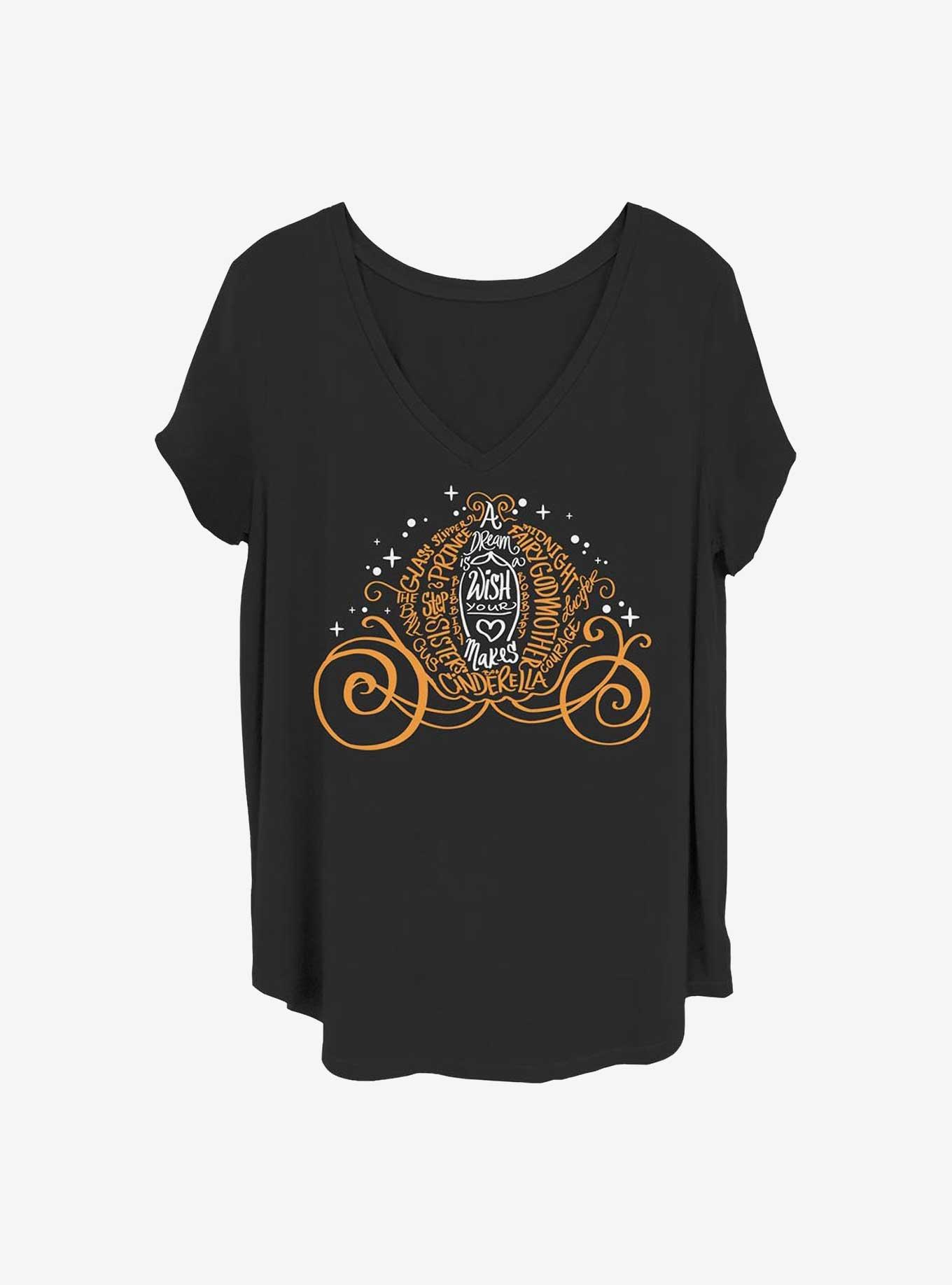 Disney Cinderella Pumpkin Type Girls T-Shirt Plus Size