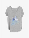 Disney Cinderella Sketch Girls T-Shirt Plus Size, HEATHER GR, hi-res